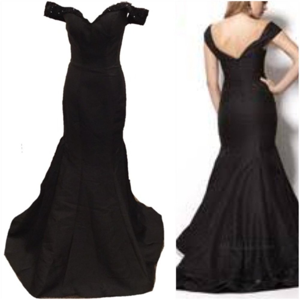 Macduggal formal evening dress BOMBSHELL silhouette